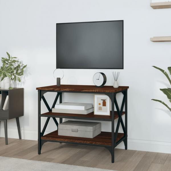 TV-Schrank Braun Eichen-Optik 60x40x50 cm Holzwerkstoff