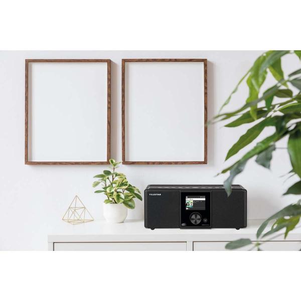 DIRA S21i+ EWF Multifunktionales Stereo-Radio DAB+ / FM / Internet / Bluetooth Schwarz