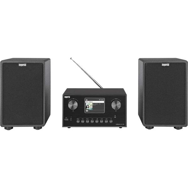 DABMAN i310 CD Hybrid Mikro-HiFi-System DAB+ / FM / Internet / Bluetooth Schwarz