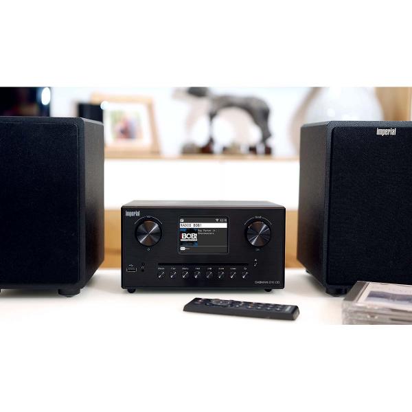 DABMAN i310 CD Hybrid Mikro-HiFi-System DAB+ / FM / Internet / Bluetooth Schwarz