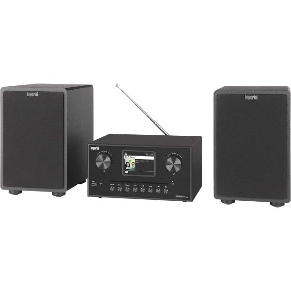 DABMAN i310 CD Hybrid Mikro-HiFi-System DAB+ / FM / Internet / Bluetooth Schwarz