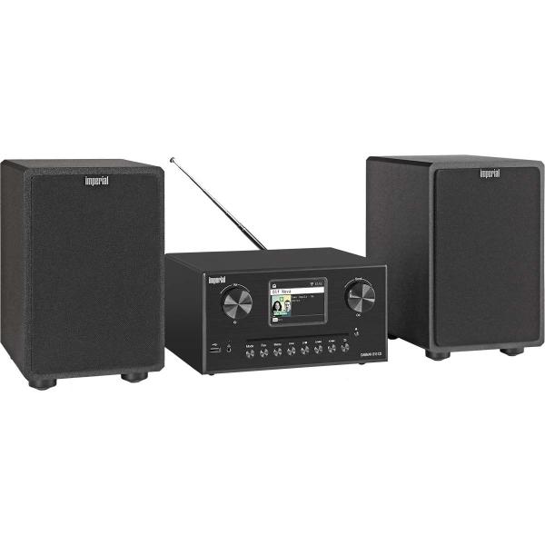 DABMAN i310 CD Hybrid Mikro-HiFi-System DAB+ / FM / Internet / Bluetooth Schwarz