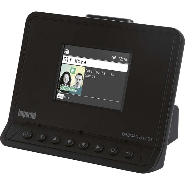 ARDEBO.de - DABMAN i410 BT Kompaktes Hybridradio DAB+ / FM / Internet / Bluetooth Schwarz