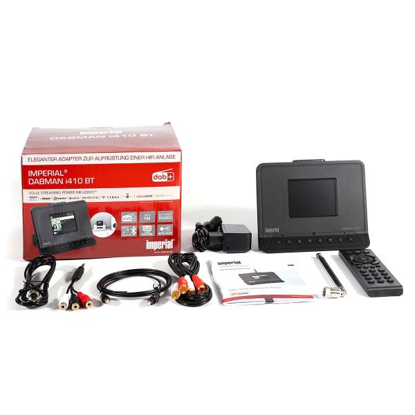 DABMAN i410 BT Kompaktes Hybridradio DAB+ / FM / Internet / Bluetooth Schwarz