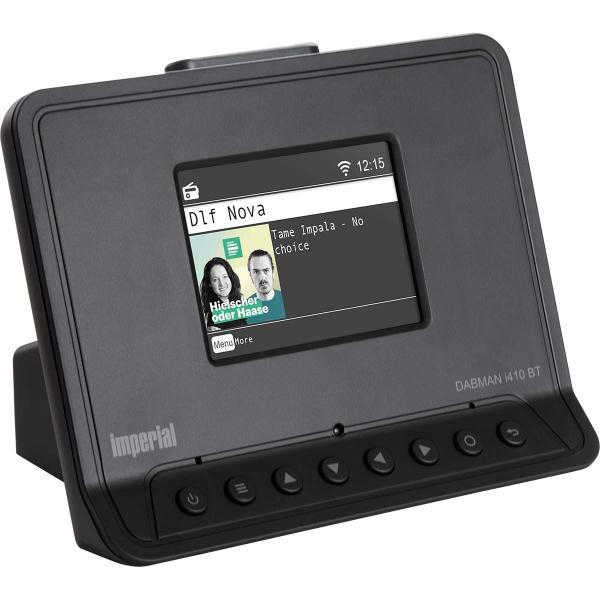 DABMAN i410 BT Kompaktes Hybridradio DAB+ / FM / Internet / Bluetooth Schwarz