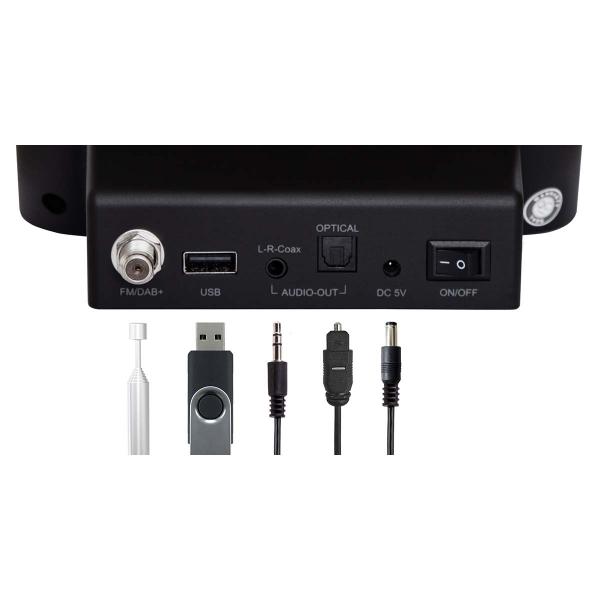 DABMAN i410 BT Kompaktes Hybridradio DAB+ / FM / Internet / Bluetooth Schwarz