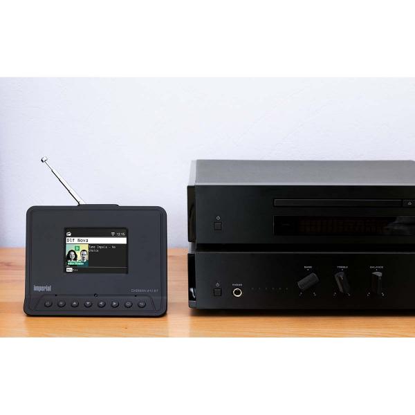 DABMAN i410 BT Kompaktes Hybridradio DAB+ / FM / Internet / Bluetooth Schwarz