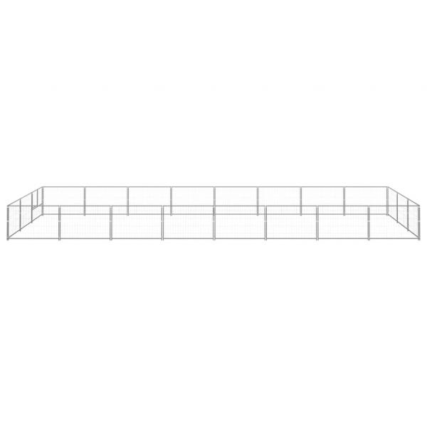 Hundezwinger Silbern 24 m² Stahl