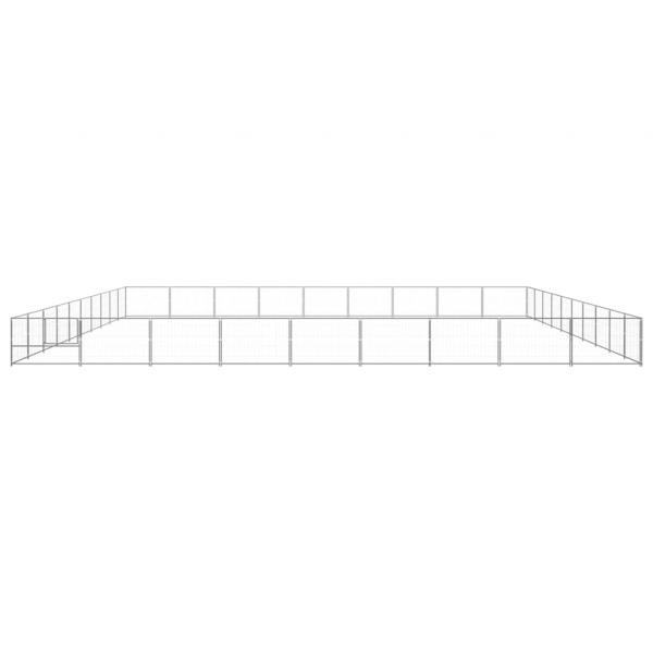 Hundezwinger Silbern 90 m² Stahl