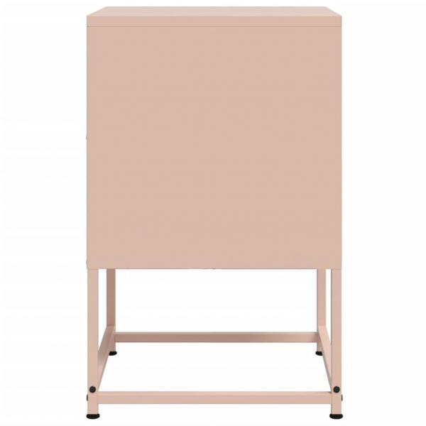 Nachttisch Rosa 36x39x60,5 cm Stahl