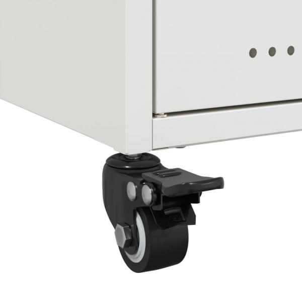 TV-Schrank Weiß 100,5x39x43,5 cm Kaltgewalzter Stahl