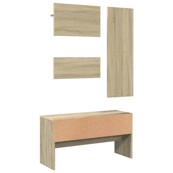 4-tlg. Flurmöbel-Set Sonoma-Eiche Holzwerkstoff
