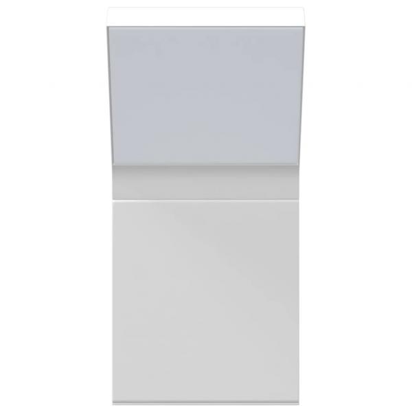LED-Außenwandleuchten 2 Stk. Weiß Aluminiumdruckguss