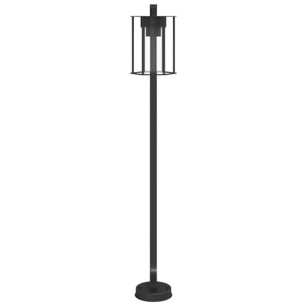 Wegeleuchten 3 Stk. Schwarz 100 cm Edelstahl