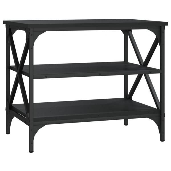 ARDEBO.de - TV-Schrank Schwarz 60x40x50 cm Holzwerkstoff