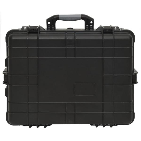 Flugkoffer mit Rollen Schwarz 58x45x27 cm PP