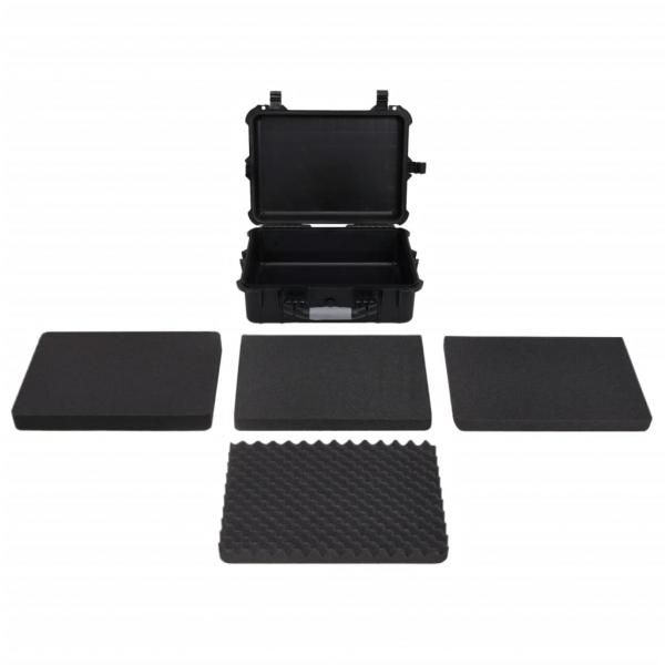 Flugkoffer Tragbar Schwarz 52x40x19 cm PP