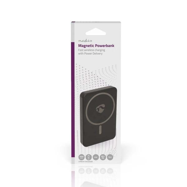 powerbank | 5000 mAh | kabelloses Laden | 1.67 / 2.22 / 3.0 A | Anzahl der Ausgänge: 1 | Ausgangsanschluss: 1x USB-C? | Eingangsverbindung: 1x USB-C? | PD3.0 20W | Lithium-Polymer