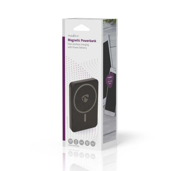 powerbank | 5000 mAh | kabelloses Laden | 1.67 / 2.22 / 3.0 A | Anzahl der Ausgänge: 1 | Ausgangsanschluss: 1x USB-C? | Eingangsverbindung: 1x USB-C? | PD3.0 20W | Lithium-Polymer