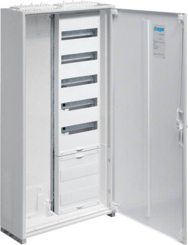ARDEBO.de Hager ZB32APZ2 Systemschrank, univers Z, 1100x550x205mm, SKII, IP44, VF 5-reihig, APZ, 2-Feld