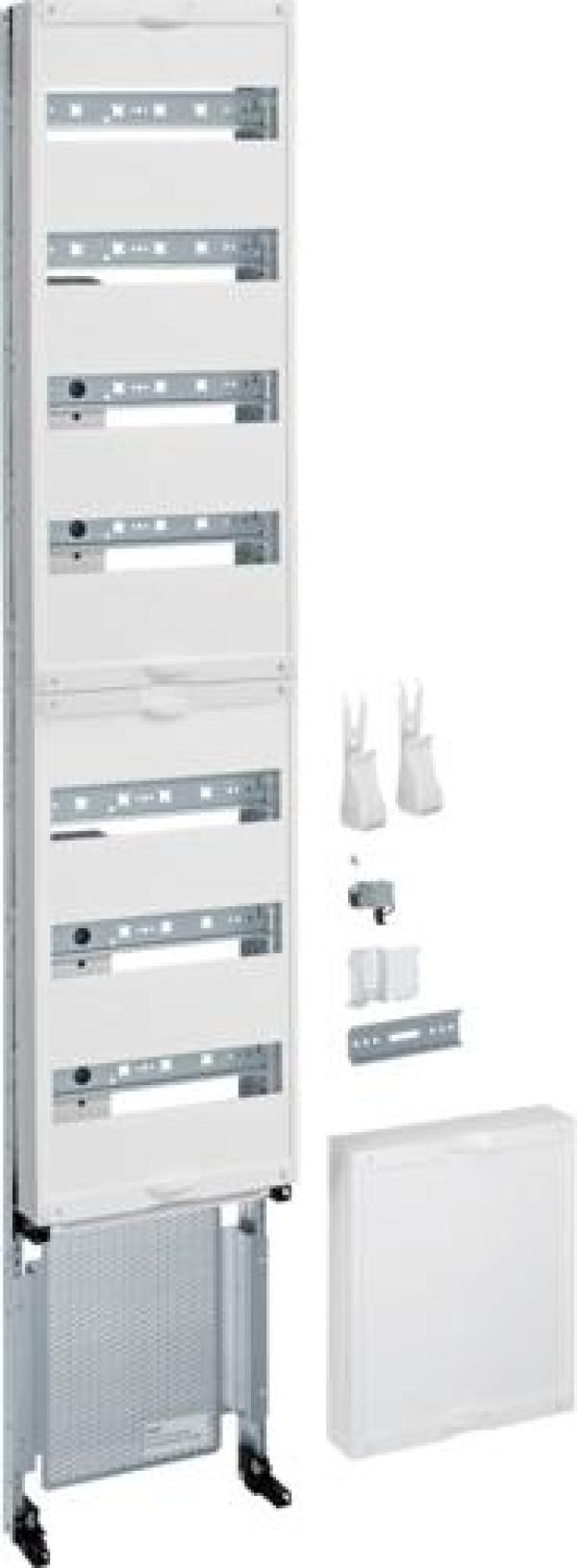 ARDEBO.de Hager ZU59VT7APZ2 Verteilerfeld, univers Z, Höhe 1350mm, 7-reihig, 1-feldig, mit APZ unten