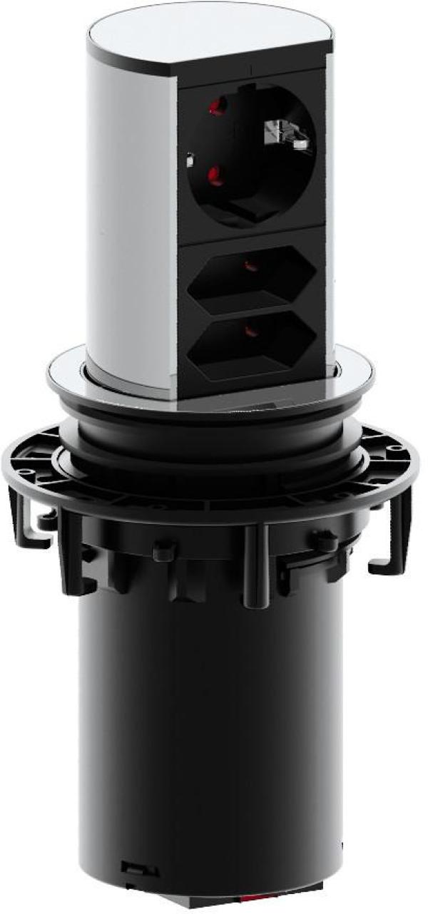 ARDEBO.de Bachmann 928.003 Steckdosenleiste Elevator, 3-fach