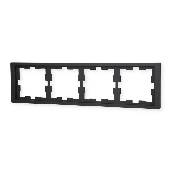 Merten D-Life Rahmen, 4fach, anthrazit (MEG4040-6534)