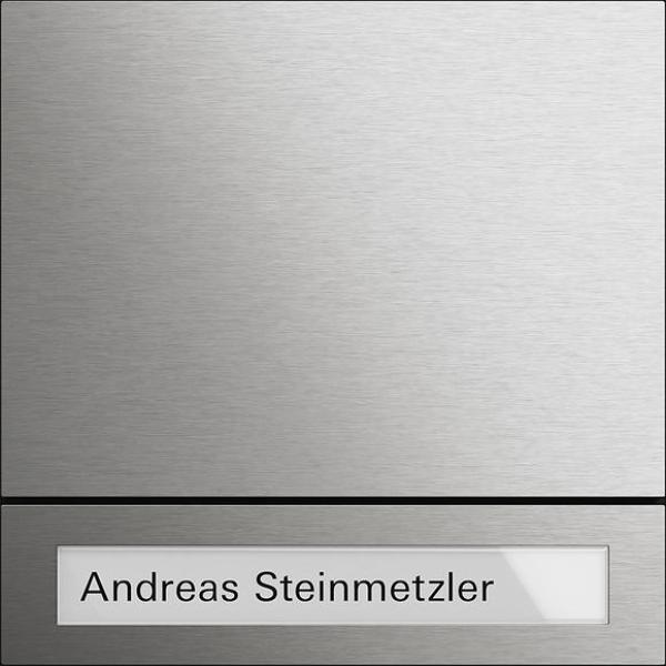 ARDEBO.de Gira 5531920 System 106 Ruftastenmodul 1fach, Edelstahl