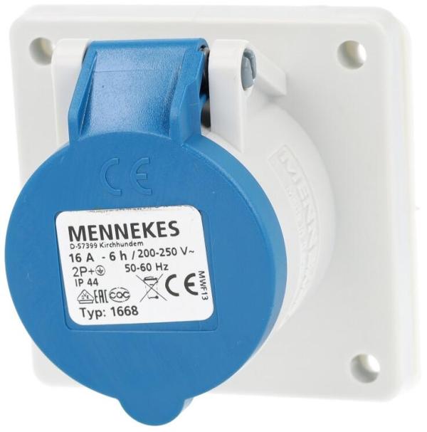 Mennekes (1668) TwinCONTACT Anbausteckdose