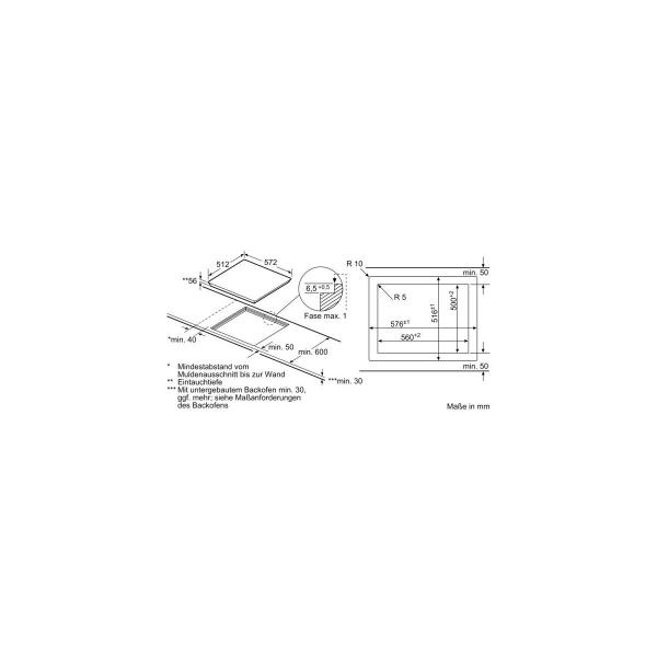 Siemens EX601LXC1E iQ700 Autarkes Induktionskochfeld, Glaskeramik, 60cm breit, Flex-Induktion, powerMove Plus, quickStart, schwarz