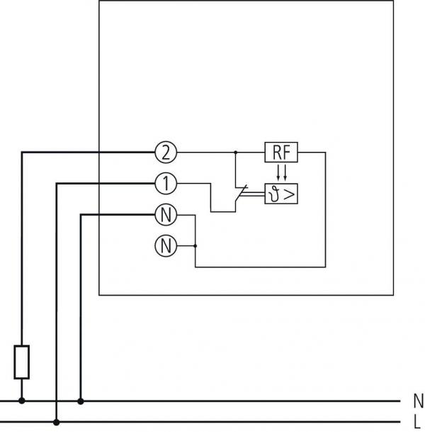 Theben RAMSES 701 Raumthermostat mechanisch, Aufputz, 2-/3-Leiter (7010001)