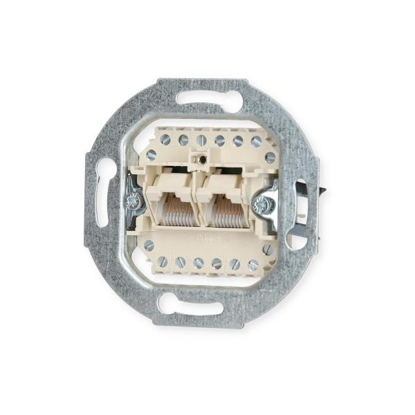 Merten UAE-Einsatz 8/8, weiß, Netzwerktechnik (465701)