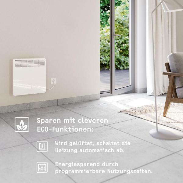 STIEBEL ELTRON CNS 150 Trend Wandkonvektor, 1.50kW/230V, alpinweiß (236527)