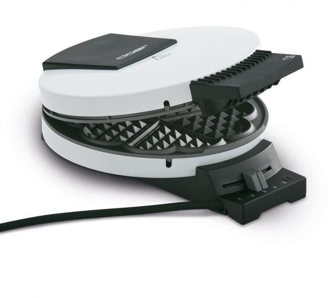 Cloer 181 Waffelautomat, 930W, stufenlos, weiß