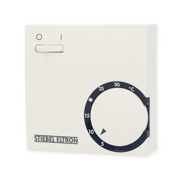 STIEBEL ELTRON RTA-S2 Raumtemperaturregler, gradgenau, 10A, IP30, reinweiß (231061)