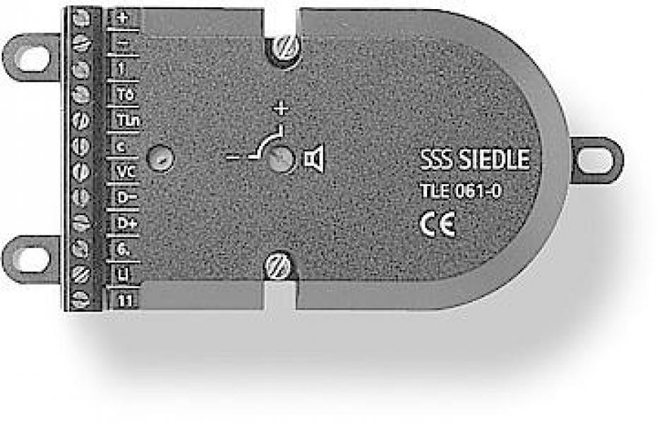 ARDEBO.de Siedle TLE 061-01 Einbautürlautsprecher, schwarz (200049180-00)