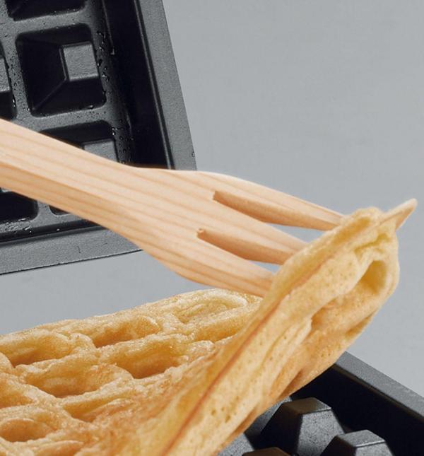 Cloer 1445 Brüsseler Waffelautomat, 930W, Edelstahl