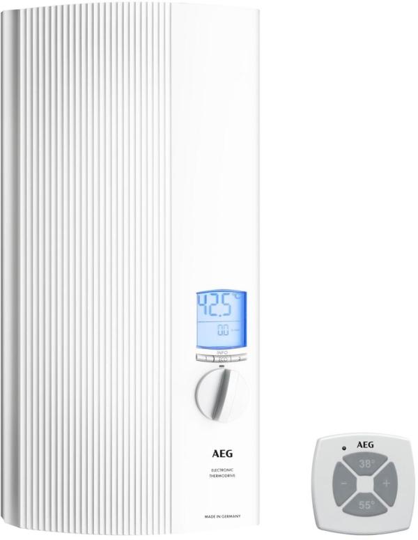 AEG DDLE 27 EEK: A Komfort-Durchlauferhitzer elektrisch, 27 kW, Über-/Untertischmontage (222399)