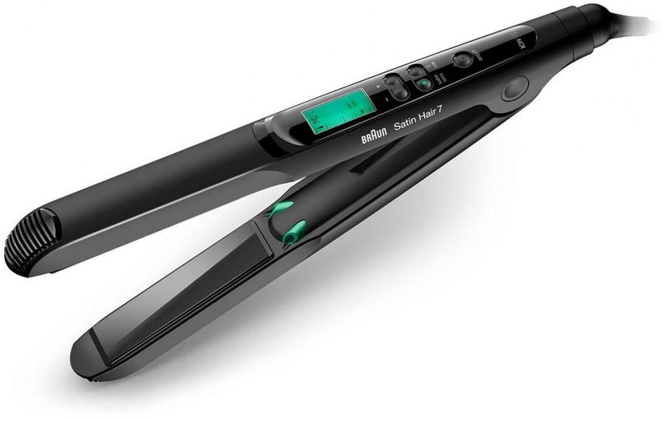 ARDEBO.de Braun ST710 Satin Hair 7 IONTEC Haarglätter, schwarz/silber