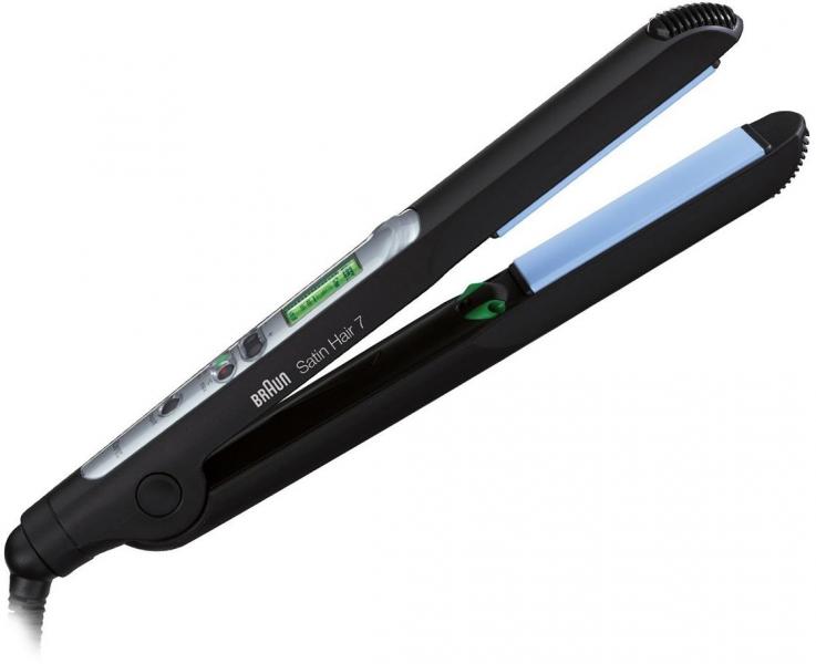Braun ST710 Satin Hair 7 IONTEC Haarglätter, schwarz/silber
