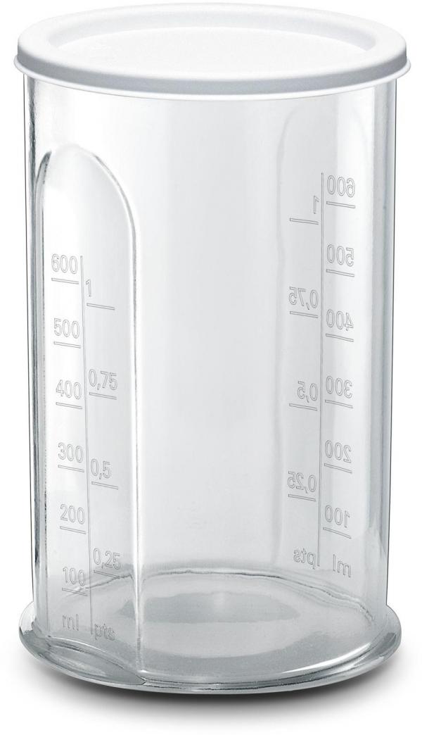 Bosch ErgoMixx MSM66120 Stabmixer-Set, 600 W, 12 Geschwindigkeitsstufen, Turbo-Funktion, weiß/telegrau