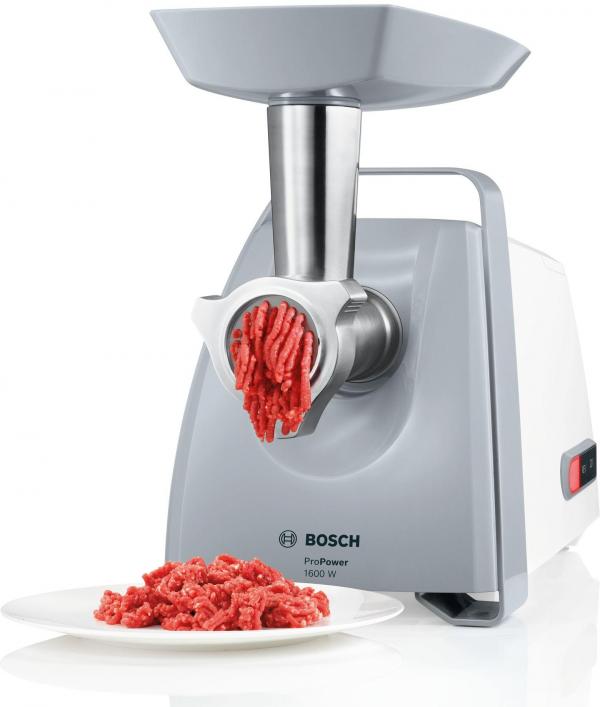 Bosch ProPower MFW45020 Fleischwolf, 500 W, Größe 5, weiß