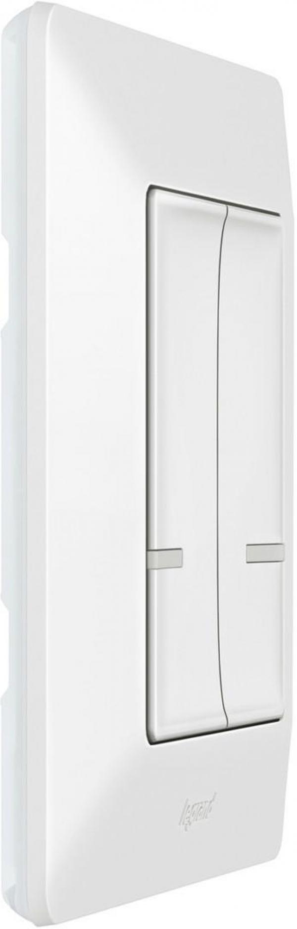 Legrand 752187 Valena Life with Netatmo Wandsender 2-fach, ultraweiß