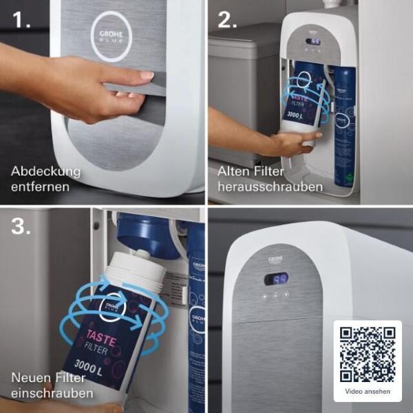 GROHE Blue Aktivkohlefilter, 3000L Kapazität (40547001)