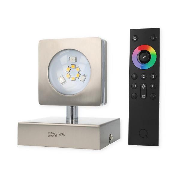 Paul Neuhaus Q-Fisheye LED-Wandleuchte, 6W, Smart-Home, mit Fernbedienung (9115-55)