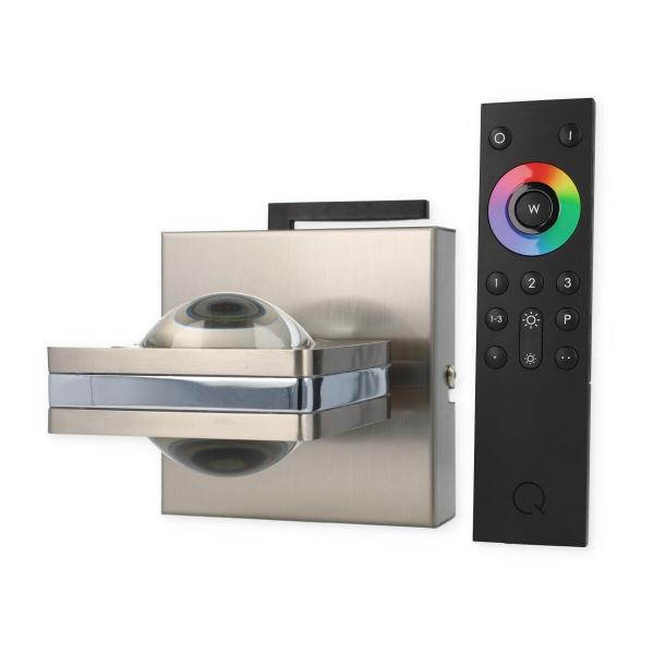 Paul Neuhaus Q-Fisheye LED-Wandleuchte, 6W, Smart-Home, mit Fernbedienung (9115-55)