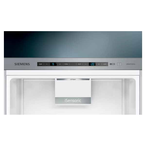 Siemens KG39EAICA iQ500 Stand Kühl-Gefrierkombination, 60cm breit, 343l, hyperFresh, antiFingerprint, edelstahl