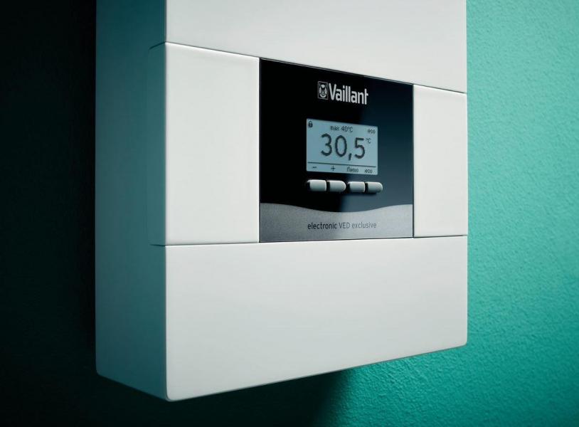 Vaillant VED exclusive E 24/8 E EEK: A Elektro-Durchlauferhitzer, 24 kW, elektronisch geregelt (10023748)