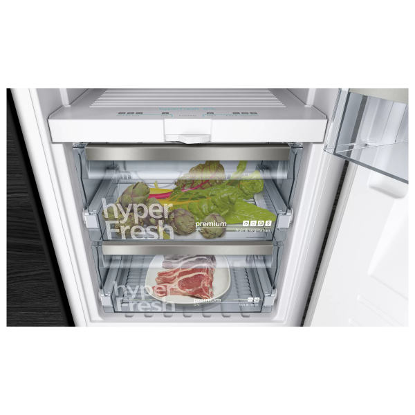Siemens KI51FADE0 iQ700 Einbaukühlschrank, Nischenhöhe: 140 cm, 220 L, Festtürtechnik, superCooling, hyperFresh