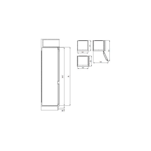 AEG SKS688ECAF 933019071 Einbaukühlschrank, Nischenhöhe: 88cm, 137L, Festtürtechnik, OptiSpace, Coolmatic, vollautomatisches Abtauen